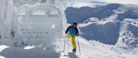 Du kan bare ta av deg skia og avslutte dagen med drinker p� stranda
