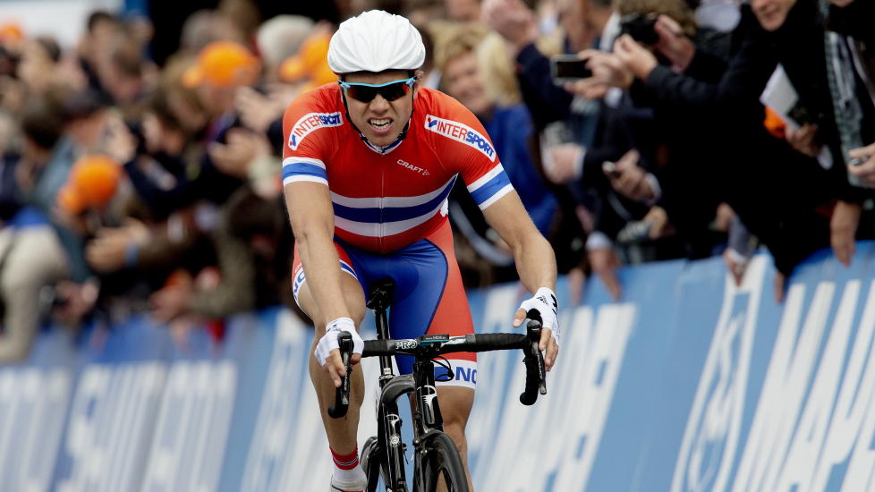 SLET MED SYKDOM: Edvald Boasson Hagen f�lte seg d�rlig etter matforgiftning, og br�t v�rklassikeren Milano - Sanremo i Italia.
Foto: Stian Lysberg Solum / NTB Scanpix