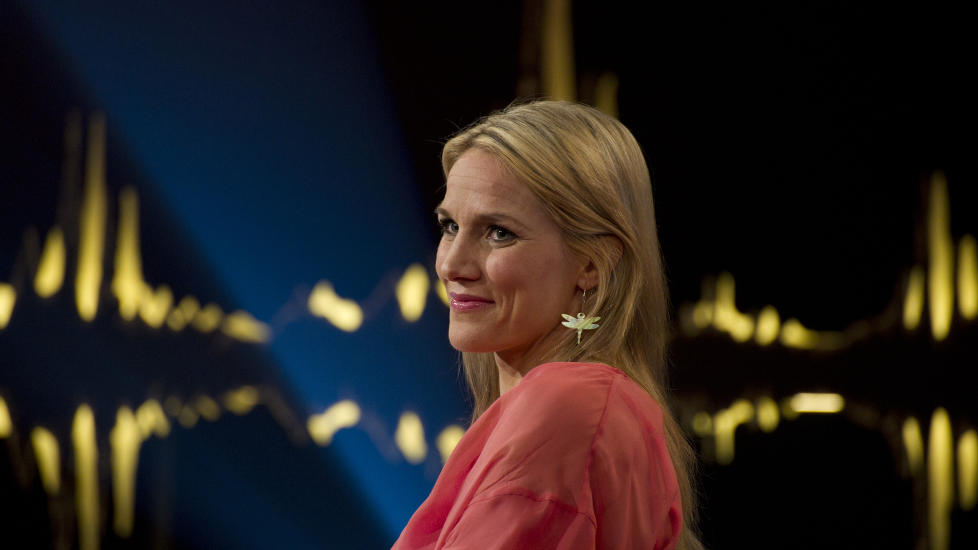 SOLSIDAN-FAN: Gro Hammerseng er gjest hos Fredrik Skavlan i programmet som sendes p� NRK 1 i morgen kveld. Foto: Monkberry