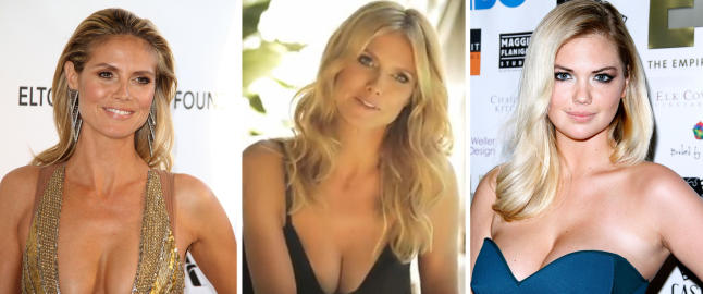Heidi Klum (39) gj�r som Kate Upton (21)