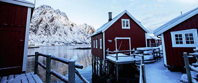 Var opprinnelig �t�mmerkasser� med k�yer og en vedovn