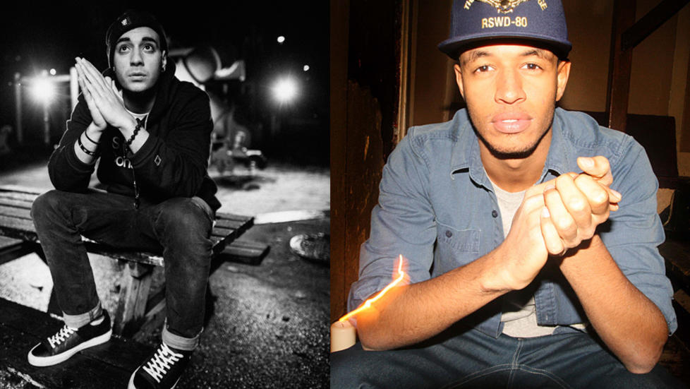 BEEF: Rapperen Kaveh (til venstre) er ikke imponert over hiphop-kollega Dreamon. Foto: Anton Soggiu/Laura Ann Morrison