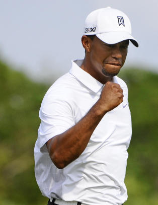 Woods p� vei mot toppen av verdensrankingen