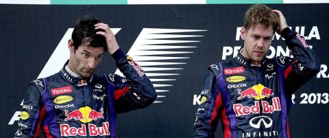 Vettel stjal seieren fra Webber