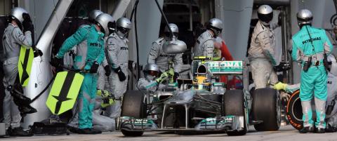 Formel 1-kj�rer tabbet seg ut - kj�rte feil