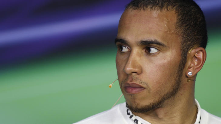 BLE TIL SLUTT NUMMER TRE: Lewis Hamilton kom p� pallen i Malasyas Grand Prix. Foto: REUTERS/Samsul Said/NTB scanpix