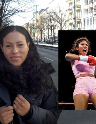 - Hun angriper med hodet f�rst