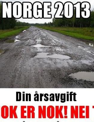 Dette bildet er tatt i Russland - ikke i Norge