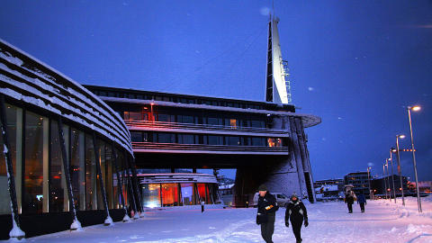 HOTELLVINNER: Troms� gikk av med seieren om � ha h�yest belegg p� hotellene i februar. Her Rica Ishavshotell. Foto: KIRSTEN M. BUZZI