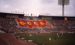 CCCP: Til sammen 81 land deltok i Moskva-OL. Ut�verne fra Liberia trakk seg etter � ha marsjert inn under �pningsseremonien, s� 80 land konkurrerte. P� tross av den store boikotten gjorde seks land sin OL-debut i 1980: Angola, Botswana, Jordan, Laos, Mosambik og Seychellene. Foto: STEFFAN TESTE&nbsp;/ E-MT Foto