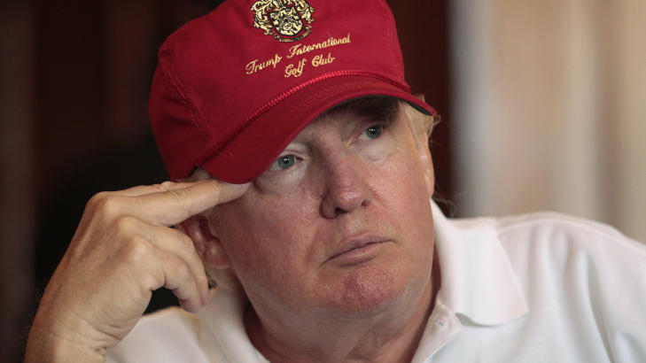 FORBANNA: Donald Trump sier han vil gj�re alt for � stanse vindm�lleparken p� Skottlands �stkyst. Foto:   Andrew Innerarity / Reuters / NTB Scanpix