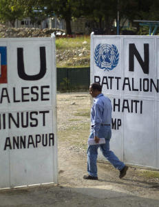 Den verste koleraepidemien i moderne historie kan ha stammet fra denne FN-leiren