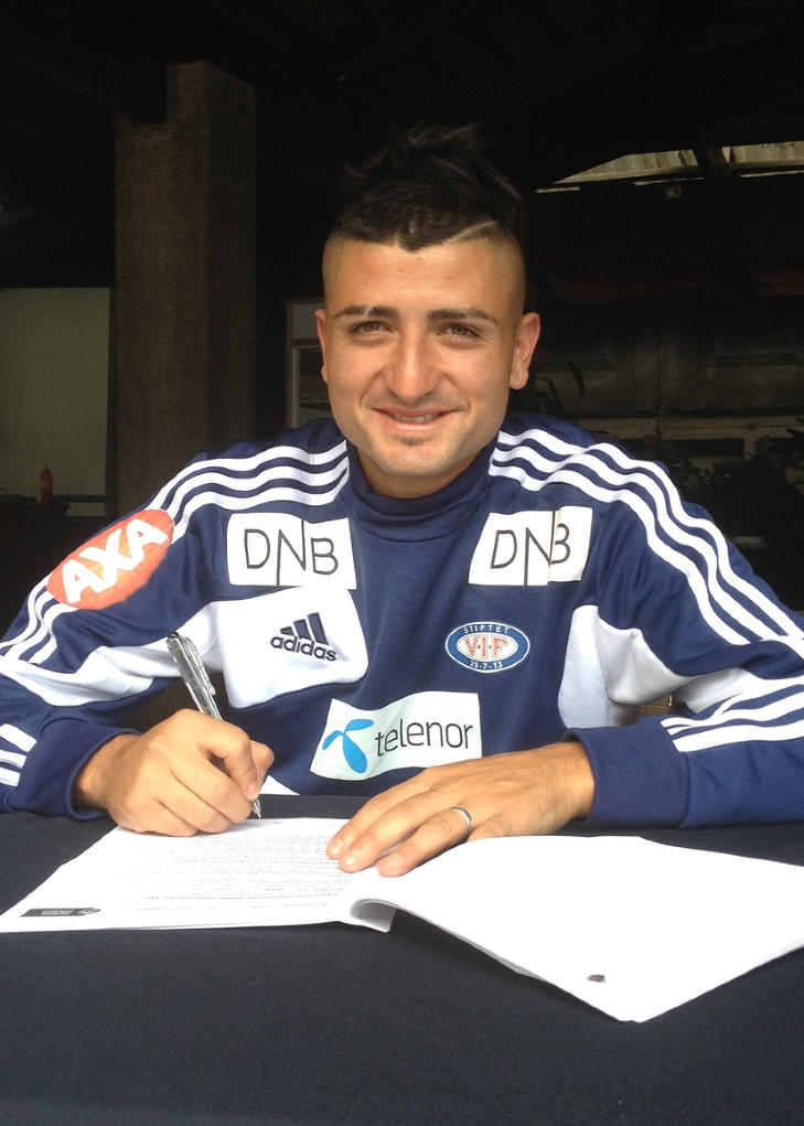 FIRE �R I VIF: Diego Calvo skrev for ni dager siden under en kontrakt som binder han til V�lerenga ut 2016-sesongen. Foto: Stein Hoff / V�lerenga