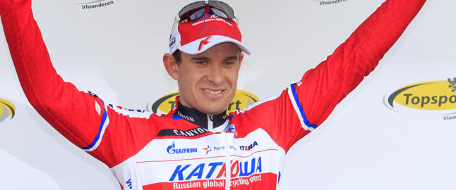 Alexander Kristoff klarte andreplassen i De Panne