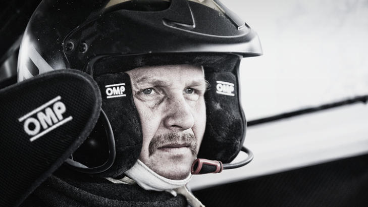 KLAR FOR ACTION: Petter Solberg har testet ferdig og er klar til helgens EM-�pning i rallycross. Foto: Privat