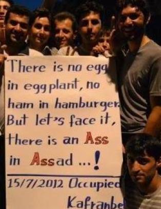 «La oss innse at det er en Ass i Assad...!»