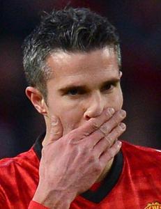 Han er 29 �r og gr� i
h�ret. Her forklarer
Robin van Persie hvorfor