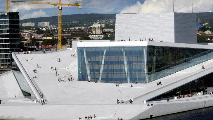 HVIT: Slik ser bygget ut nyvaska. 

Foto: John T. Pedersen/Dagbladet