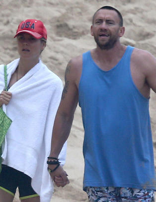 Heidi Klum reddet s�nnen og barnepikene fra � drukne