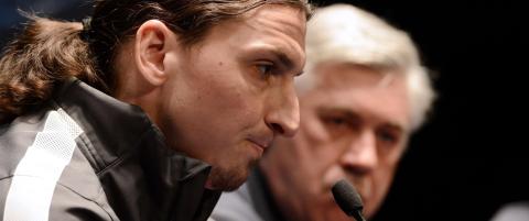Irriteres over at Zlatan f�r spille