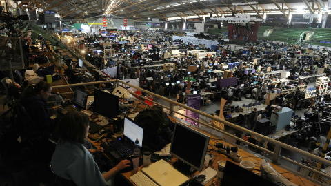 VIKINGSKIPET: The Gathering har foreg�tt i Vikingskipet p� Hamar siden 1996. Foto: John T. Pedersen.