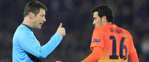 Barcelona klager p� mesterliga-dommeren