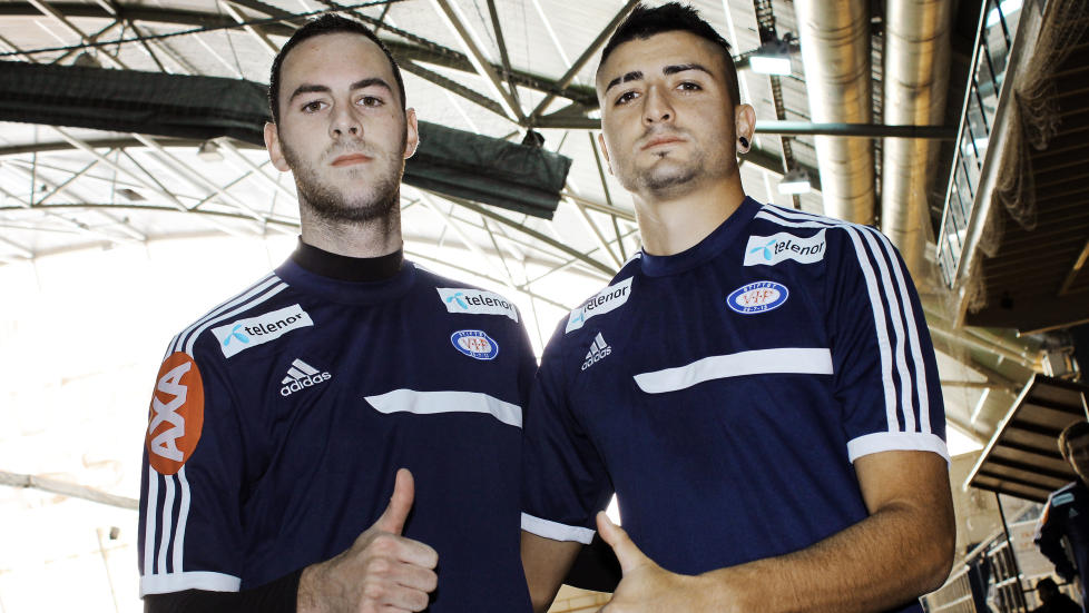 KAN DEBUTERE MOT ODD: Diego Calvo (t.h.) og Jan Lecjaks er klare for V�lerenga. Begge kan g� rett inn i startelleveren, sier trener Kjetil Rekdal. Foto: Petter B�ifot / Dagbladet