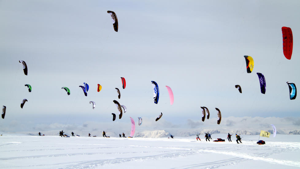 KITEFEST:  Tirsdag starter kitefesten i Varanger. Her fra VAKE-arrangementet i fjor. Foto: INGERID JORDAL