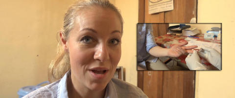 Her blir Janne Formoe testet for hiv