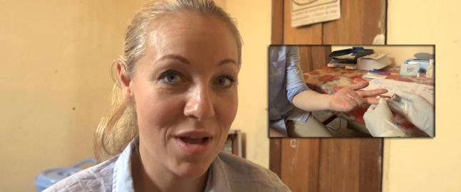 Her blir Janne Formoe testet for hiv