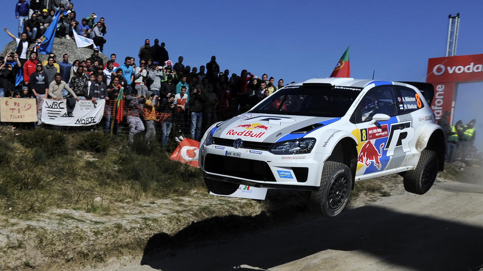 BRA INNSATS: Mads �stberg ble nummer to, og Andreas Mikkelsen (bildet) ble nummer fire i Fafe sprintrally. Foto: AP Photo/Paulo Duarte / NTB Scanpix