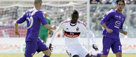 Milan rotet bort to m�l mot Fiorentinas ti mann