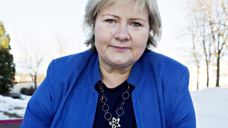 VIL HA DET SOM I DAG: Partileder Erna Solberg. Foto: Nina Hansen / Dagbladet.