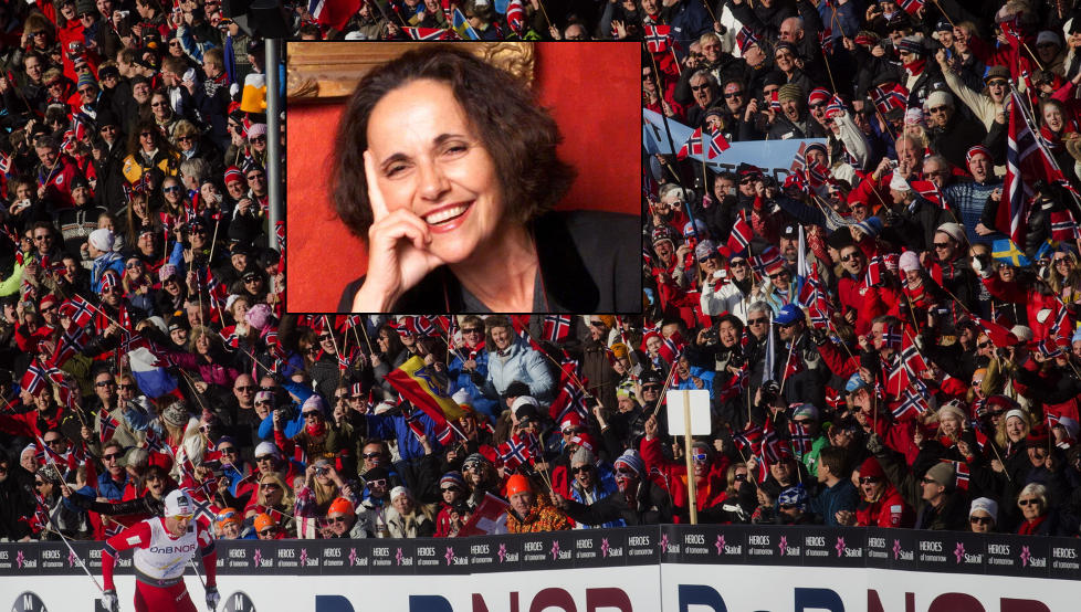  PARALLELLER?  Den svenske forfatteren Anita Goldman skrev i sin anmeldelse i Expressen i forrige uke at man ka trekke paralleller mellom norsk langrenn og fascisme. Foto: Kyrre Lien / NTB Scanpix / Expressen