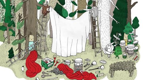 Fra �Kubbe lager skyggeteater�.