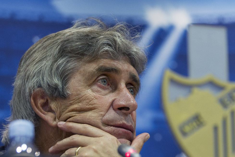  TUNG TID:  Men Manuel Pellegrini er tilbake for Malaga i kveldens oppgj�r mot Borussia Dortmund. FOTO: EPA/JORGE ZAPATA