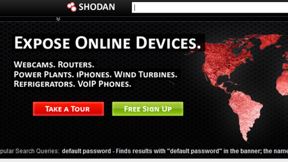 S�KER I BAKKANALER: - N�r folk ikke klarer � finne ting p� Google tror de at ingen kan finne det. Det er ikke sant., sier Shodan-sjefen. Skjermdump: Shodan