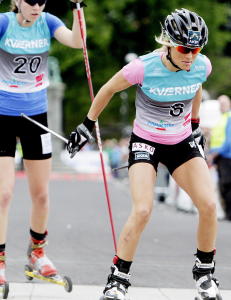 Northug og Johaug g�r renn p� Aker Brygge