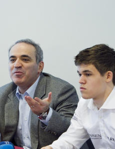 Kasparov blir Carlsens joker f�r VM-kamp