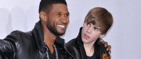Usher kapret Justin Bieber foran ei annen superstjerne