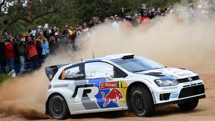 LEDER BM: Sebastien Ogier har vunnet to av tre VM-l�p s� langt. Foto: AFP  / FRANCISCO LEONG / NTB SCANPIX