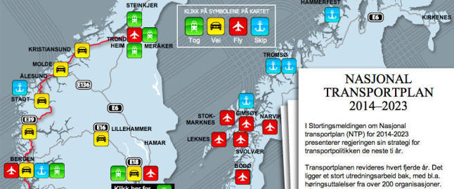 Se hvor det skjer: Sikrere veger og raskere tog