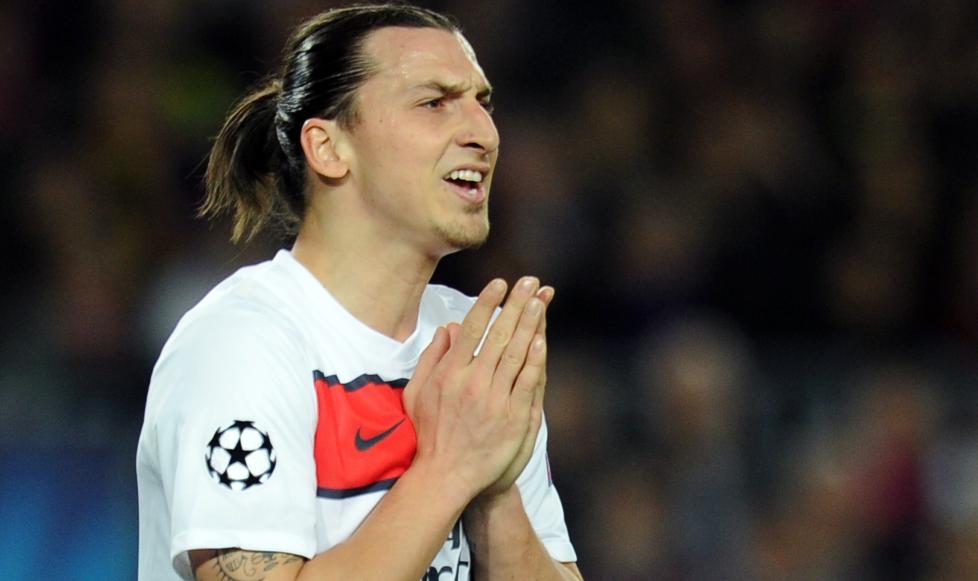 P� FLYTTEFOT? Paris Saint-Germain-spiss Zlatan Ibrahimovic er en kjempesuksess i Frankrike, men n� meldes det at svensken savner Italia. Foto: AFP  / LLUIS GENE / SCANPIX NTB