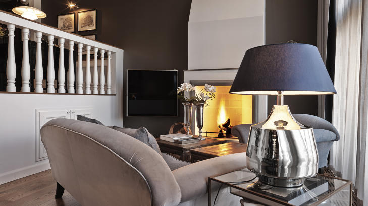 PEIS OG VIN: For 45 000 danske kroner kan du nytte denne stua et d�gn. Foto: TIVOLI