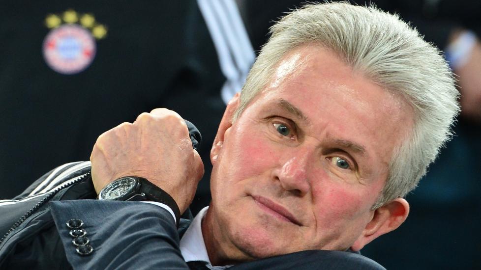 HAR V�RT UTE EN VINTERNATT F�R: Jupp Heynckes ber om respekt for den jobben han gj�r i Bayern M�nchen f�r semifinaleoppgj�rene i Champions League mot Barcelona.Foto: AFP PHOTO / GIUSEPPE CACACE