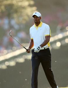 Tiger Wood slipper unna med straffeslag