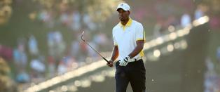 Tiger Wood slipper unna med straffeslag