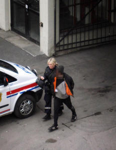 - F�rst h�rte jeg noe voldsomt med roping fra bakg�rden