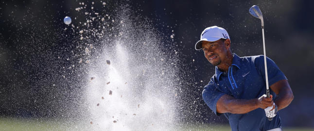 Den gr�nne jakke innen rekkevidde for Tiger