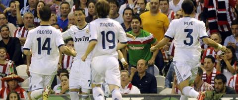 Se Ronaldo sette frisparket rett i krysset mot Athletic